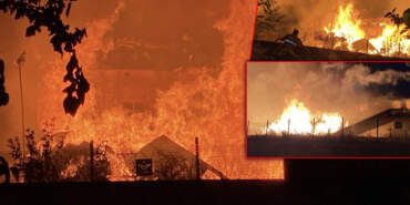 Samsun’da Kereste Fabrikasında Korkunç Yangın! Alevler Onlarca Metre Yüksekliğe Ulaştı