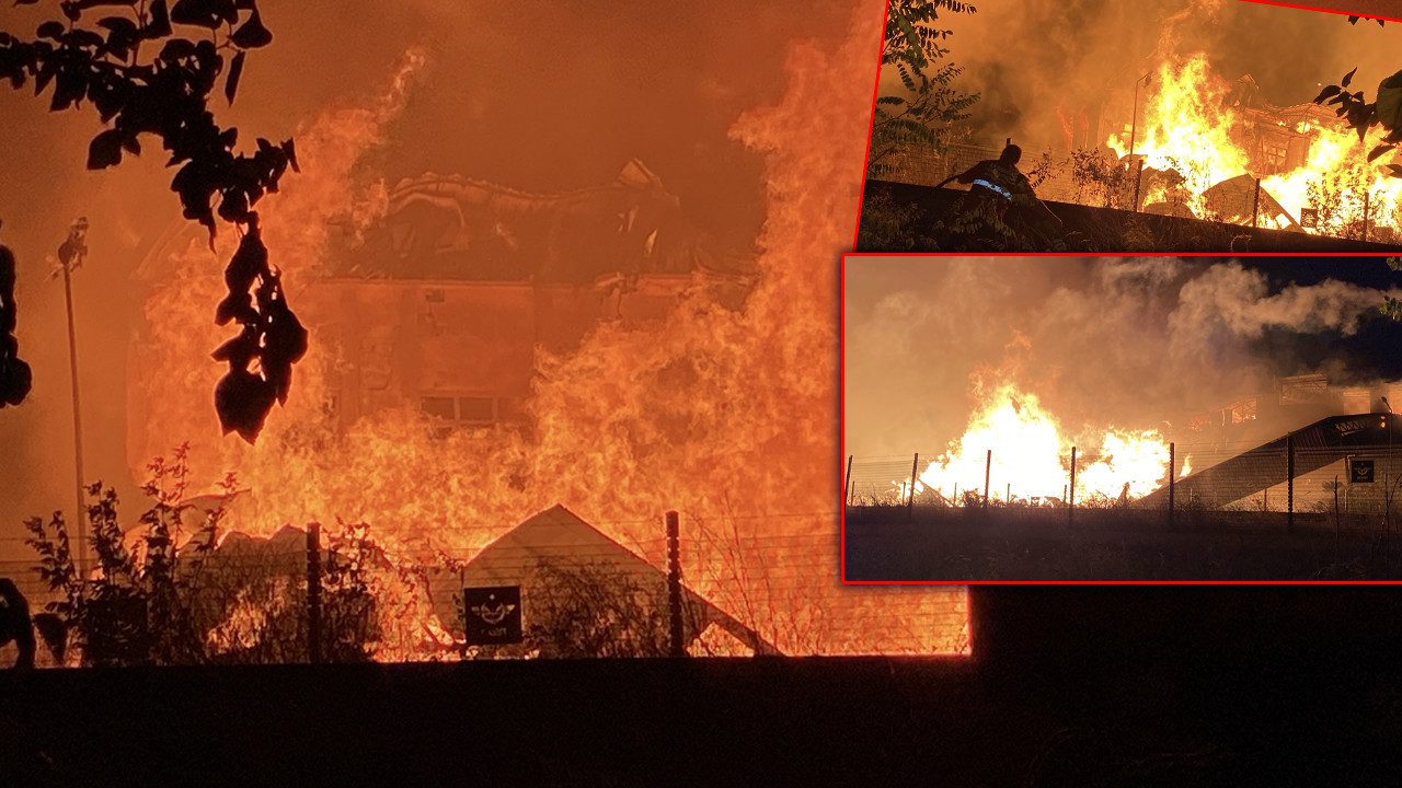 Samsun’da Kereste Fabrikasında Korkunç Yangın! Alevler Onlarca Metre Yüksekliğe Ulaştı