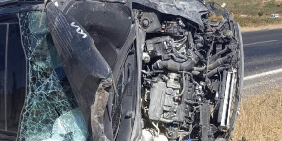 Siirt’te Kontrolden Çıkan Araç Kaza Yaptı: 1 Yaralı