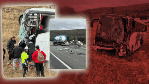 Sivas’ta Tır ile Yolcu Otobüsü Çarpıştı! Yaralılar Var