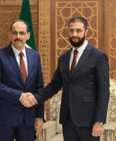 Suriye’de Kritik Temas… MİT Başkanı İbrahim Kalın, Ahmed Şara ile Görüştü