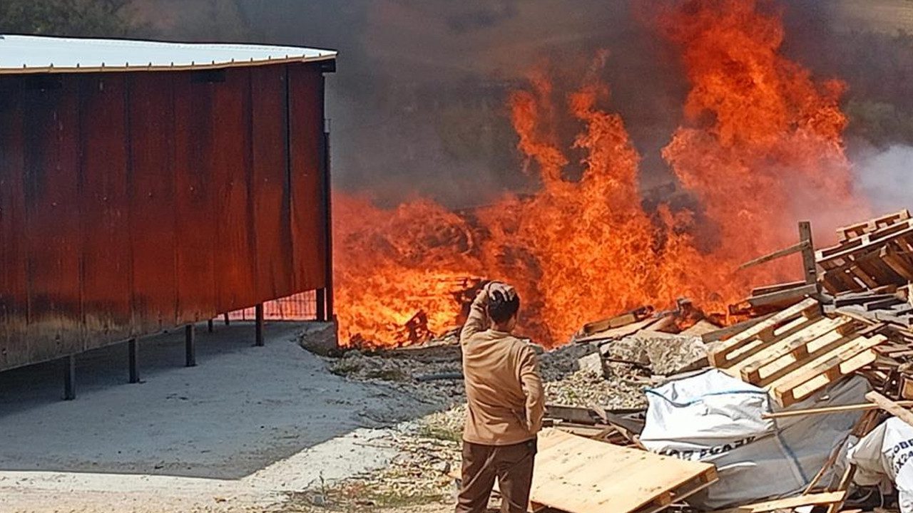 Tekirdağ’da Fabrika Yangını! Yüzlercesi Kül Oldu