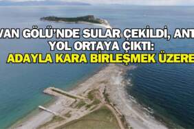 Kuraklık derin tarihi ortaya çıkardı! Van Gölü’nde su seviyesi düştü, antik yol ortaya çıktı