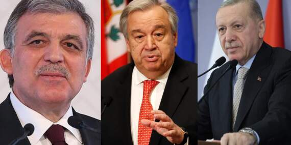 Gül’den Erdoğan’a Guterres tebriği