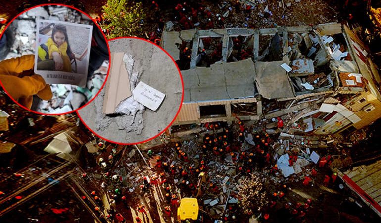 Gebze’de Çöken Binanın Enkazından Çıkan Not Türkiye’yi Ağlattı! Bir Aile Yok Oldu… Geriye Sadece Anılar Kaldı