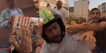 İstanbul’un Göbeğinde Utandıran Görüntüler! İspanyol YouTuber’ı Kovalayıp Darbettiler! İkisi de Suç Makinesi Çıktı