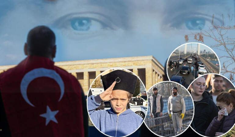10 Kasım 09.05’te Hayat Durdu… Tüm Türkiye’den ‘ATA’sına Saygı Duruşu