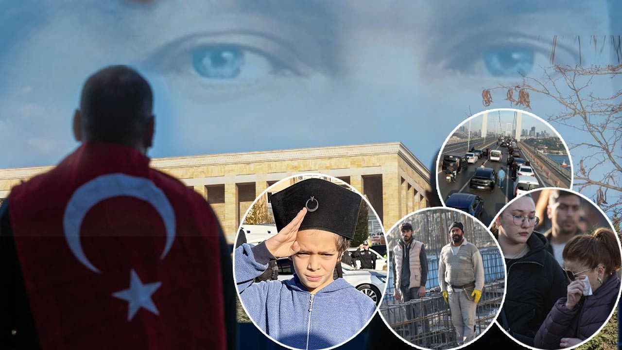 10 Kasım 09.05’te Hayat Durdu… Tüm Türkiye’den ‘ATA’sına Saygı Duruşu