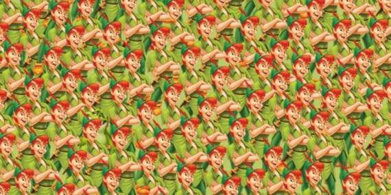 Peter Pan bile yanındakini fark etmemiş! Resimde gizlenen kurbağayı bulmak için 5 saniyeniz var