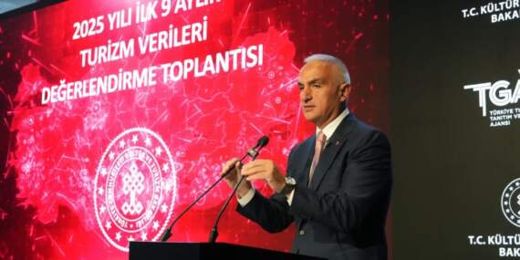 Bakan Ersoy 2025 yılı üçüncü çeyrek turizm verilerini açıklandı: ”Hedeflediğimiz geliri tutturacağız’