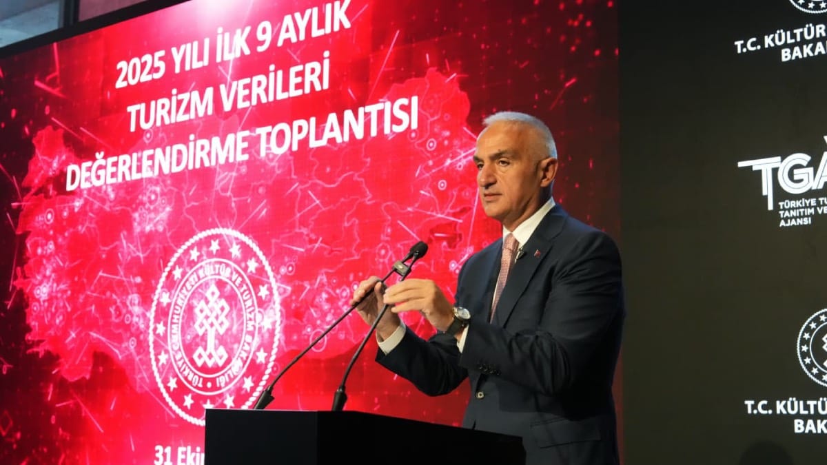 Bakan Ersoy 2025 yılı üçüncü çeyrek turizm verilerini açıklandı: ”Hedeflediğimiz geliri tutturacağız’