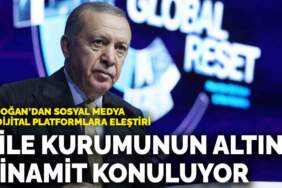 Erdoğan’dan sosyal medya ve dijital platformlara eleştiri: Aile kurumunun altına dinamit konuluyor