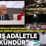 AYM Başkanı Özkaya İspanya’daki Dünya Anayasa Yargısı Konferansı’nda konuştu: Barış adaletle mümkündür
