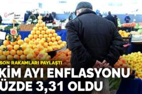 İTO son rakamları paylaştı: Ekim ayı enflasyonu yüzde 3,31 oldu