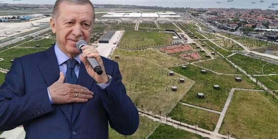 Erdoğan, Atatürk Havalimanı Millet Bahçesi açılışını paylaştı