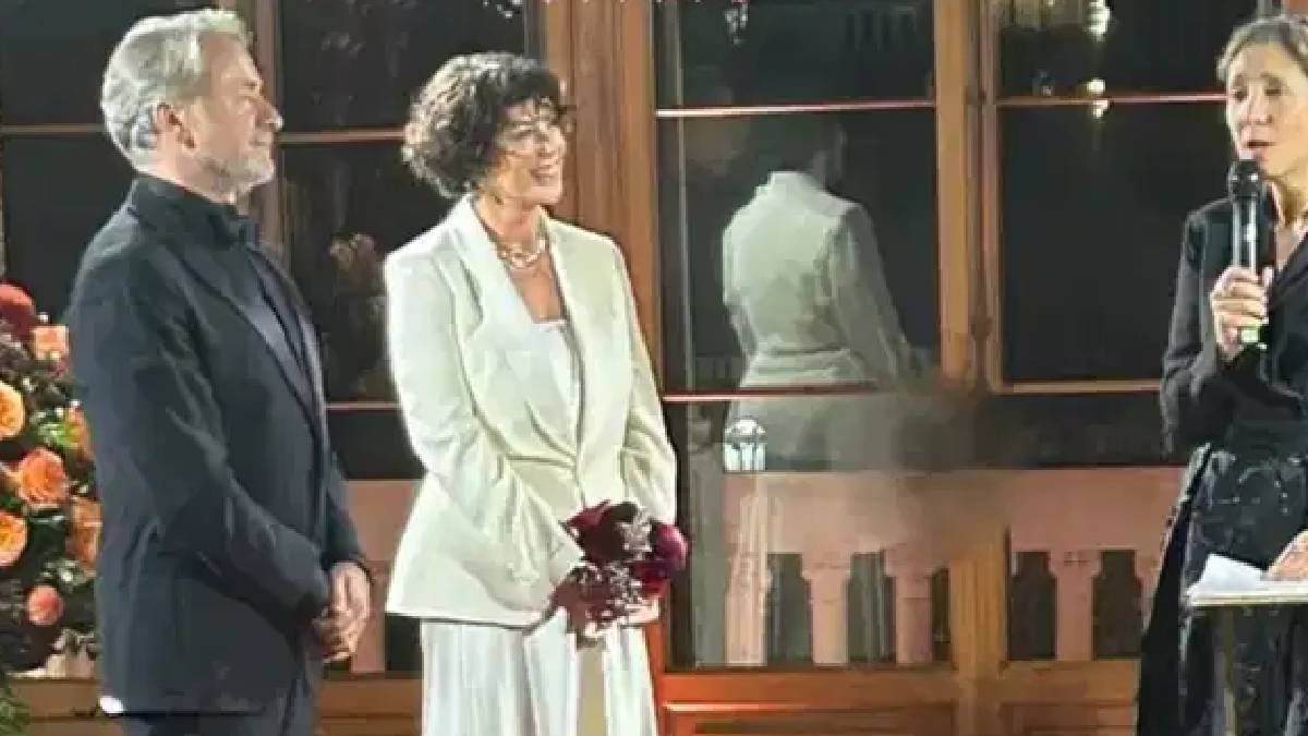 Şirin Payzın, Venedik’te evlendi