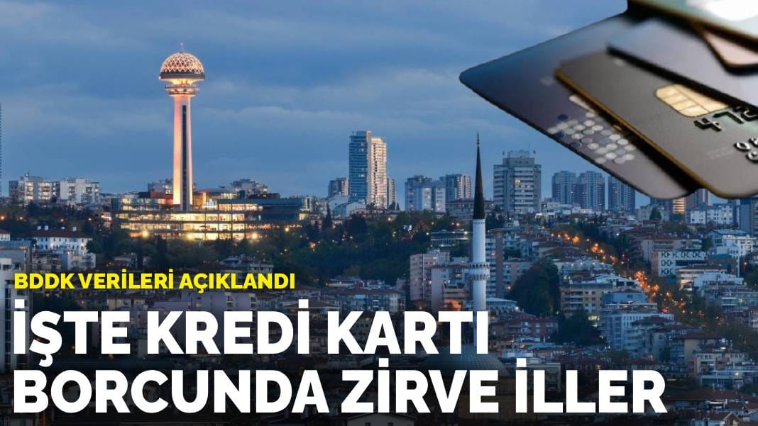 BDDK verileri açıklandı: İşte kredi kartı borcunda zirve iller