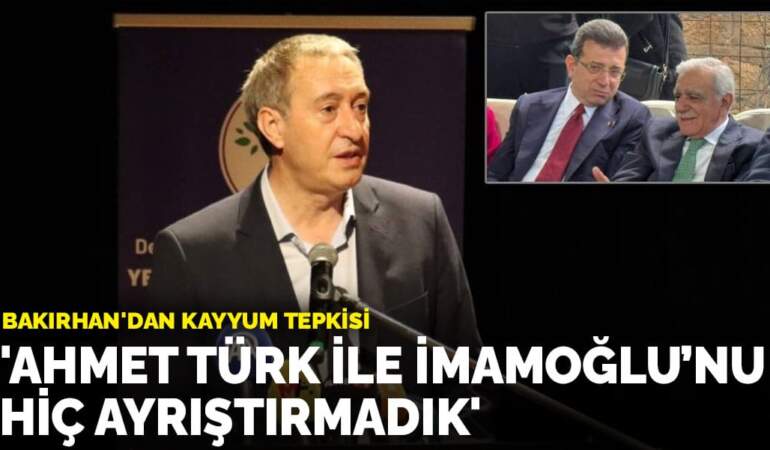 DEM Parti Eş Genel Başkanı Bakırhan’dan kayyum tepkisi: Ahmet Türk ile İmamoğlu’nu hiç ayrıştırmadık