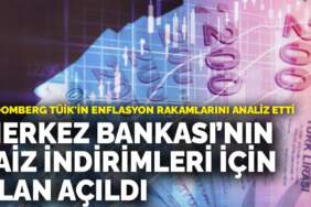 Bloomberg TÜİK’in enflasyon rakamlarını analiz etti: Merkez Bankası’na faiz indirimleri için alan açıldı