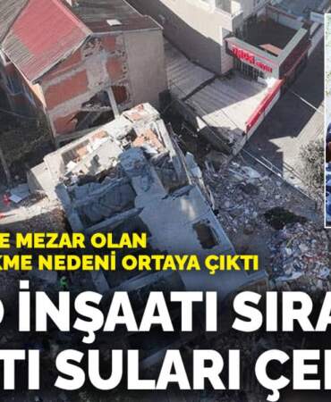 Gebze’de 4 kişiye mezar olan apartmanın çökme nedeni ortaya çıktı! Metro inşaatı sırasında yer altı suları çekildi