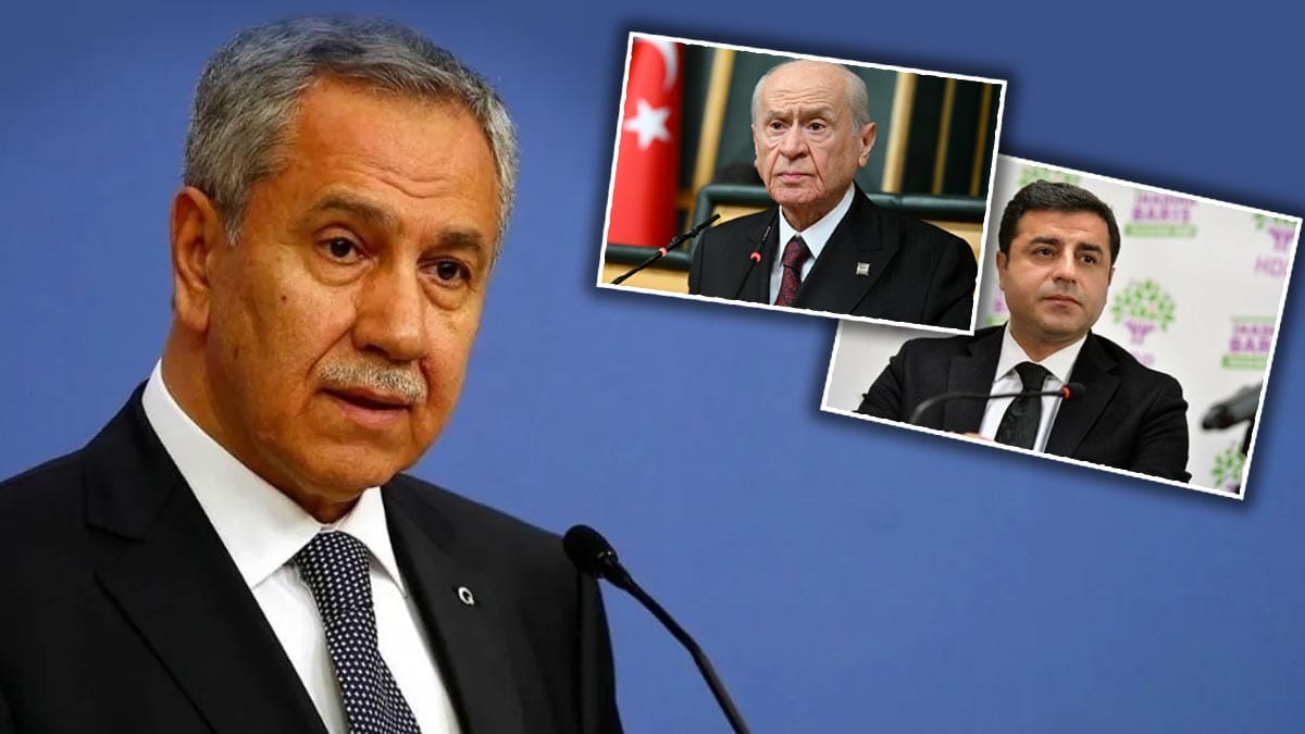 Arınç’tan Demirtaş için kendisine ‘hain’ diyen Bahçeli’ye gönderme: Bugün geldiğiniz nokta, beş yıl önce benim durduğum nokta