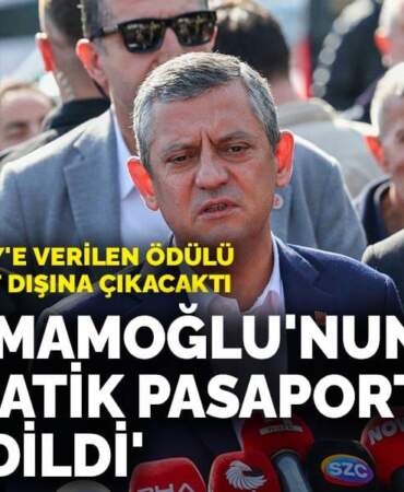 Özel: Dilek İmamoğlu’nun diplomatik pasaportu iptal edildi