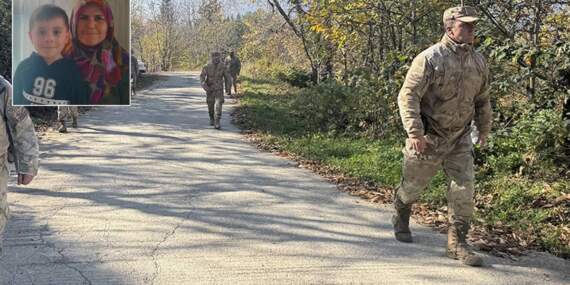 Mantar toplamak için evden ayrılan anne ve oğlu 3 gündür aranıyor