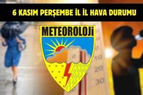 Meteoroloji’den yeni uyarı geldi! Tüm Türkiye’yi yakından ilgilendiriyor: İşte 6 Kasım il il hava durumu