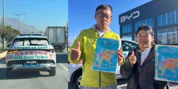 Çevre dostu araçlarıyla dünya turuna çıktılar! Çinli çiftin yeni durakları ise Van oldu