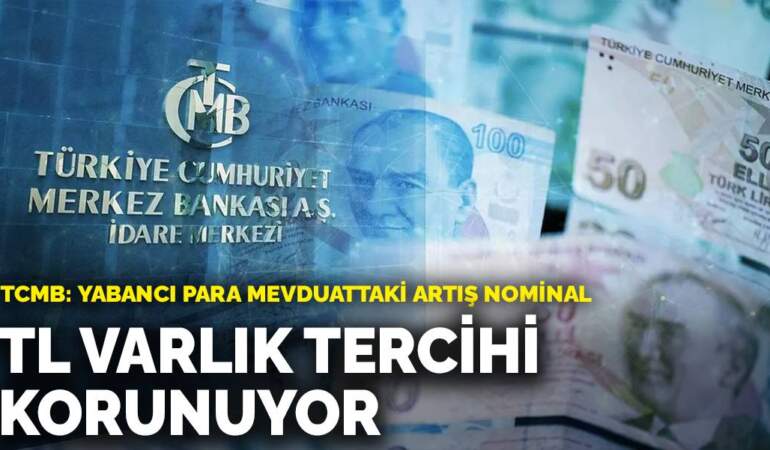 TCMB: TL varlık tercihi korunuyor