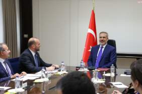 Fidan, MÜSİAD heyeti ile bir araya geldi