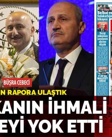 Sümenaltı edilen rapora ulaştık: Cahit Turan, Adil Karaismailoğlu ve Abdulkadir Uraloğlu’nun ihmali bir aileyi yok etti