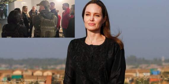Angelina Jolie’nin Ukrayna ziyareti krize dönüştü: Şoförü için devreye girdi