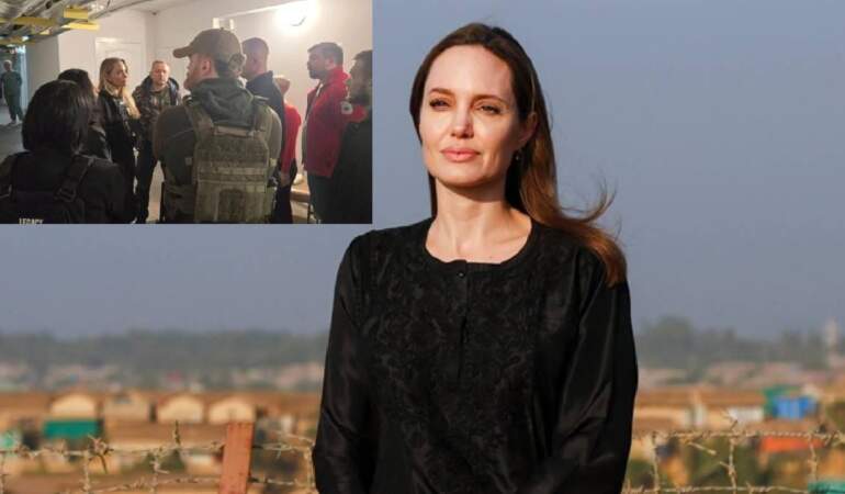 Angelina Jolie’nin Ukrayna ziyareti krize dönüştü: Şoförü için devreye girdi