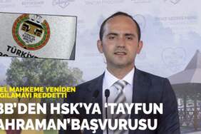 Yerel mahkeme yeniden yargılamayı reddetti: TBB’den HSK’ya ‘Tayfun Kahraman’ başvurusu