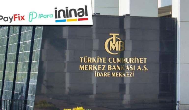 Merkez Bankası üç ödeme kuruluşunun lisansını iptal etti