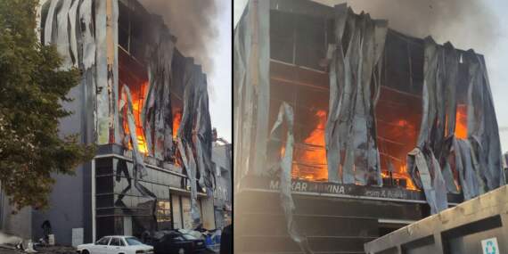 Kocaeli’de parfüm deposunda yangın: 6 ölü, 1’i ağır 7 yaralı