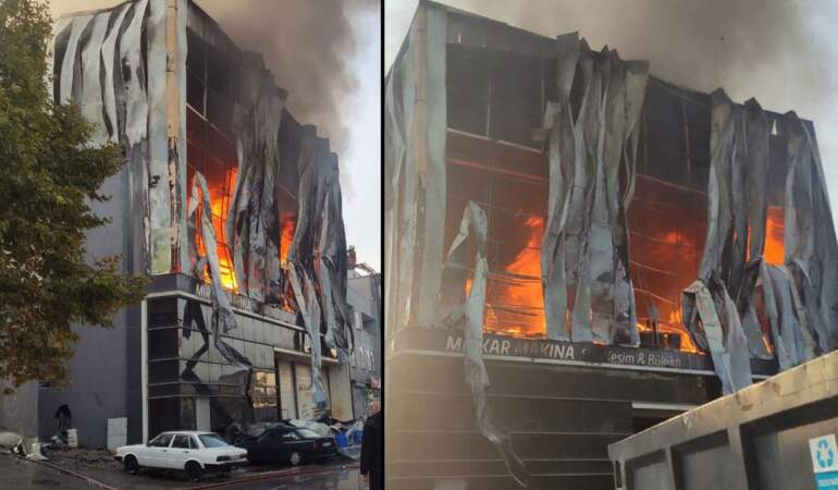 Kocaeli’de parfüm deposunda yangın: 6 ölü, 1’i ağır 7 yaralı
