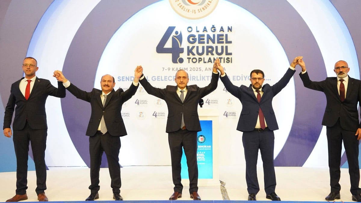 Öz Sağlık-İş Sendikası’nda Devlet Sert yeniden genel başkan seçildi