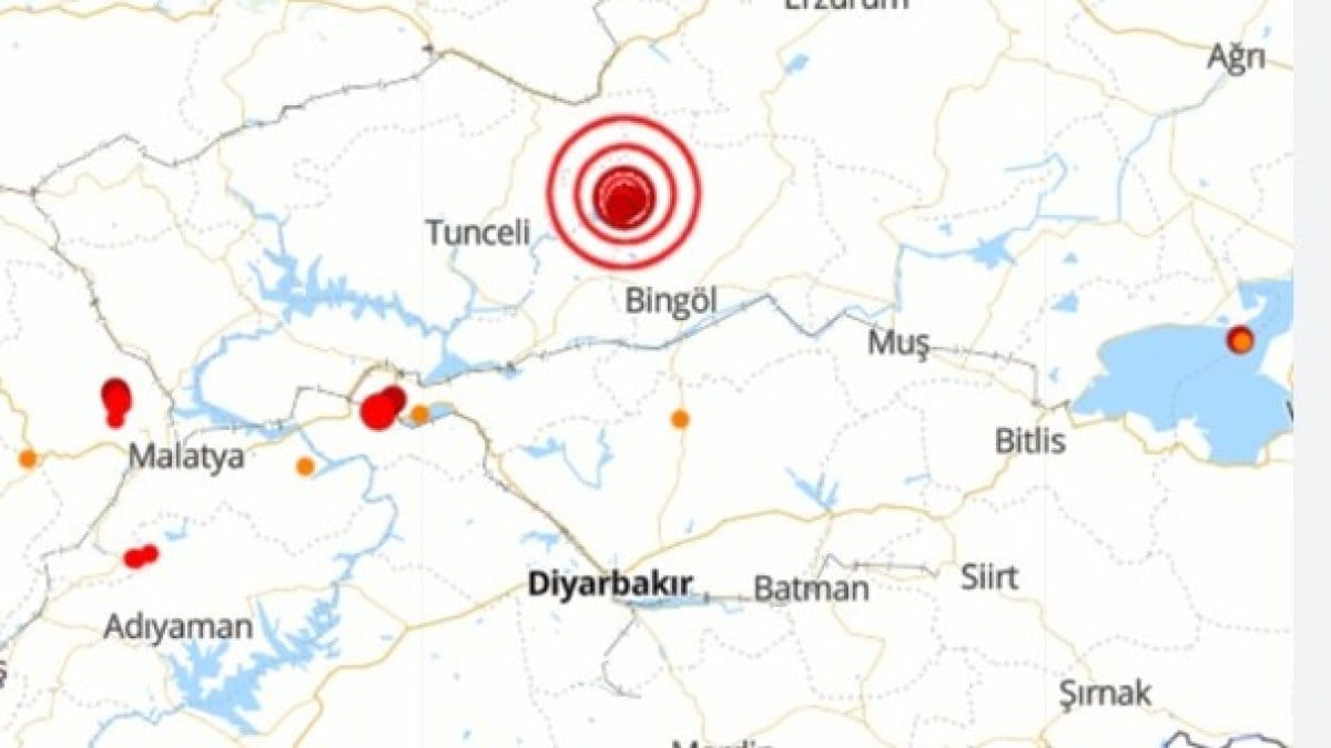 Bingöl’de 3.8 büyüklüğünde deprem