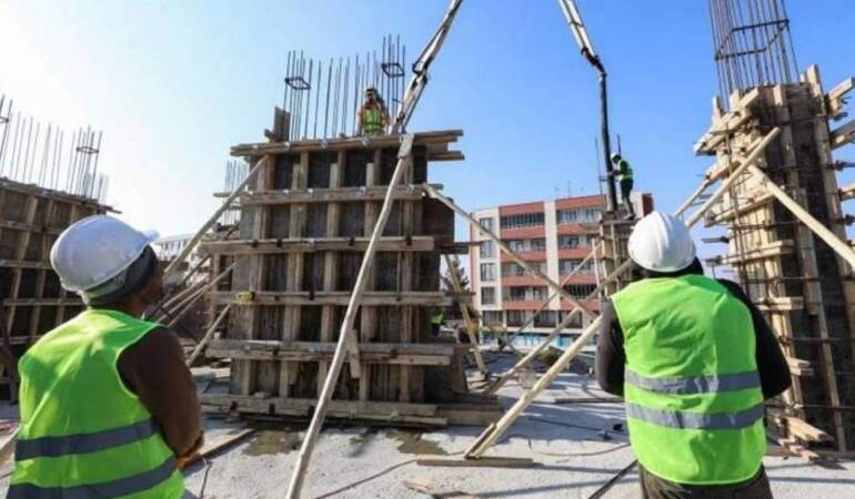 İnşaatta çalışan işçi sayısında rekor artış