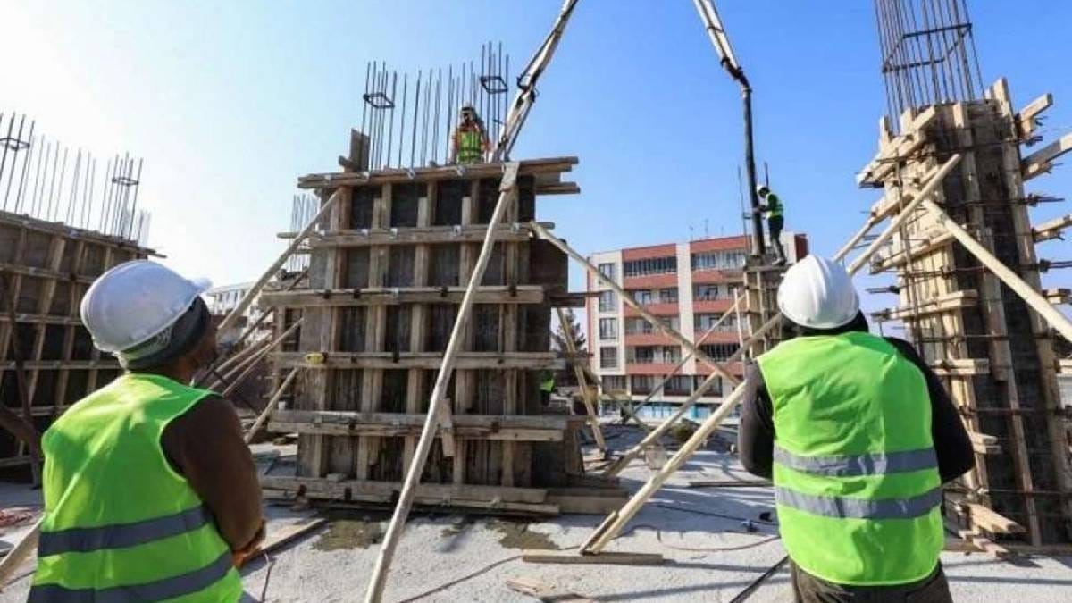 İnşaatta çalışan işçi sayısında rekor artış