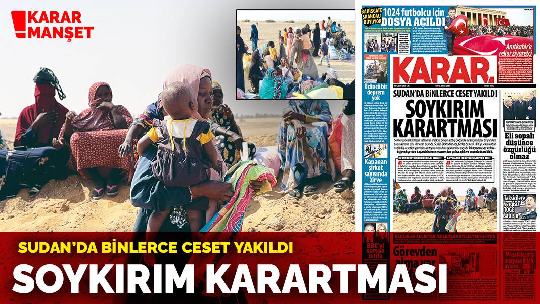 Sudan’da binlerce ceset yakıldı: Soykırım karartması