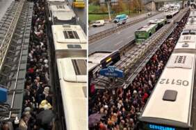 Metrobüs hattında sabah kabusu! Arıza nedeniyle Avcılar’da metrelerce kuyruk oluştu