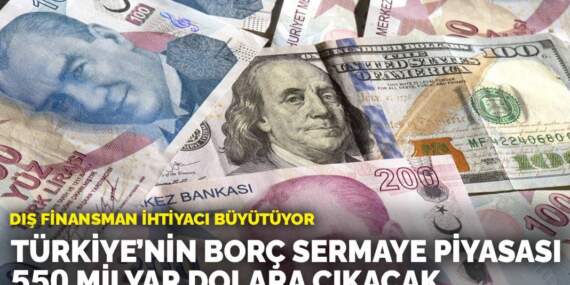 Dış finansman ihtiyacı büyütüyor: Türkiye’nin borç sermayesi piyasası 550 milyar dolara çıkacak