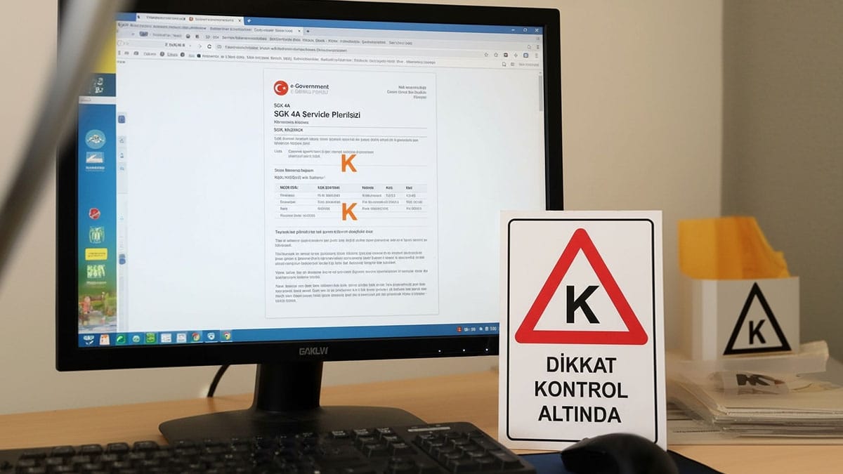 SGK’dan K harfi uyarısı! e-Devlet hizmet dökümünde K harfi ne anlama gelir? Kontrol altına alınan iş yeri nedir?