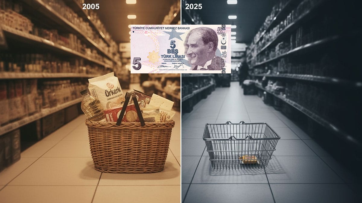 5 TL ile 2005 yılında neler alınabiliyordu, 2025’te neler alınabiliyor? Türk lirasının alım gücü ne kadar düştü? 5 TL’nin dolar karşıl
