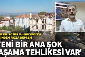 Prof. Dr. Sözbilir: 18 binden fazla deprem! Yeni bir ana şok yaşama tehlikesi var