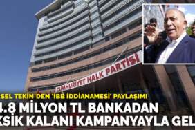 Gürsel Tekin’den ‘İBB İddianamesi’ paylaşımı: 24.8 milyon TL bankadan, eksik kalanı kampanyayla geldi