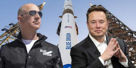 Blue Origin tarih yazdı! Elon Musk ise ezeli rakibini tebrik etti: Hem Mars misyonu başladı hem de dikey inişi başardı